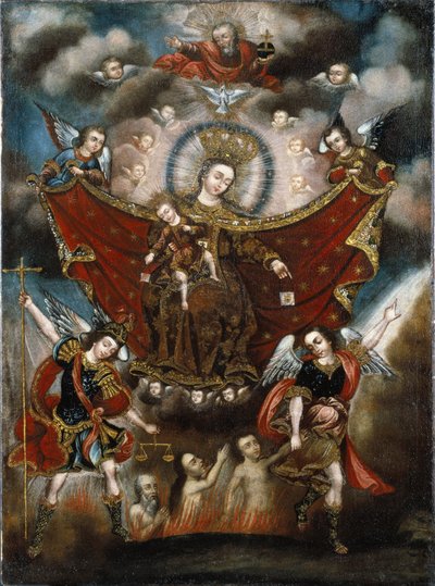 Virgin of Carmel Saving Souls in Purgatory by Unbekannt Unbekannt